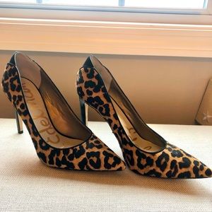 Sam Edelman Leopard heels